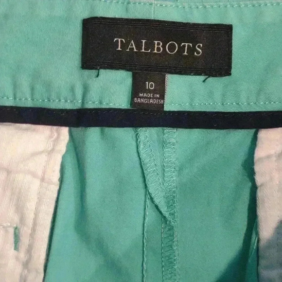 Women's Talbot mint‎ green shorts size 10 - Picture 4 of 5